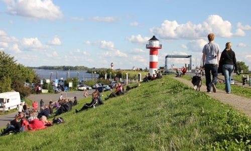 Deichansicht, Lüheanleger Landkreis Stade