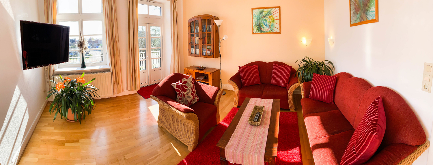 Wohnzimmer Ferienwohnung-1 Traumzeit